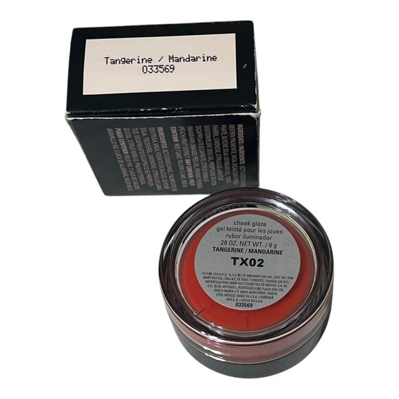 Mary Kay Cheek Glaze Tangerine/Mandarine Full Size #033569 New Old Stock Unused - Picture 3 of 5
